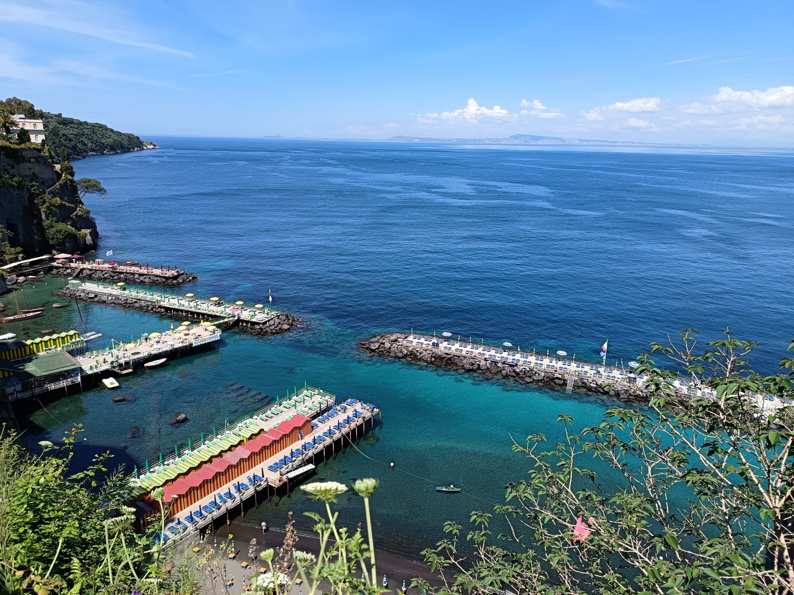 View of the harbour at Sorrento, Italy